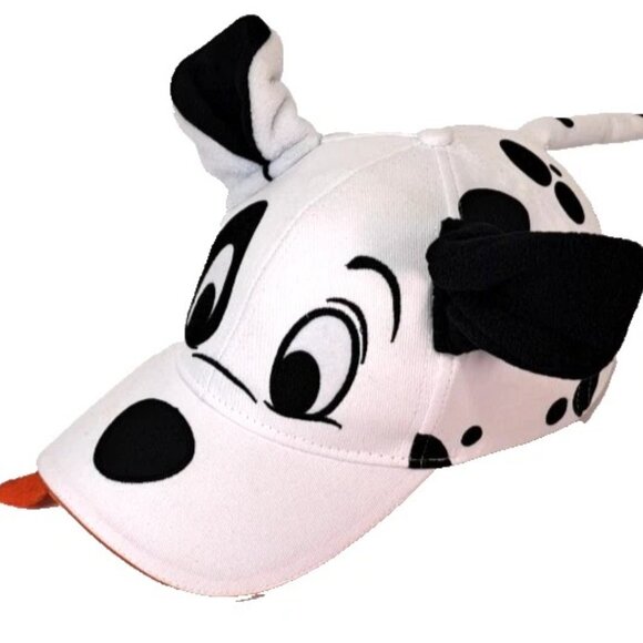 DISNEYLAND PARIS Les 101 Dalmatians 3D Black and White Kid's Hat Size 54cm Cap - Picture 3 of 10